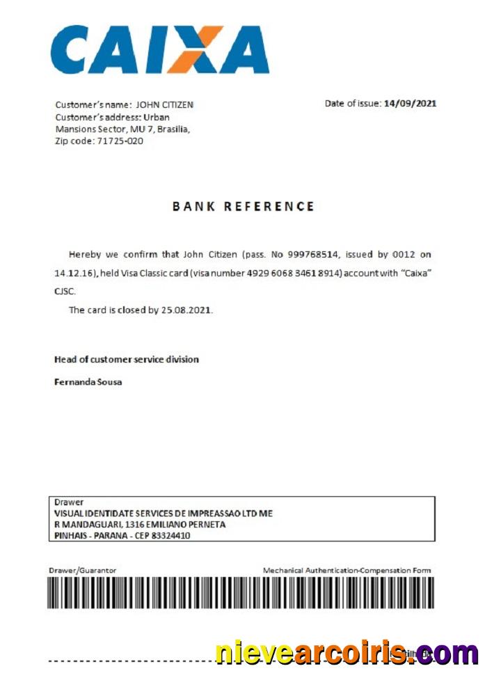 Brazil Caixabank closure reference